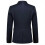 (Dark blue, XL) Men's 3 Pieces -button Fit Suit Sets 3