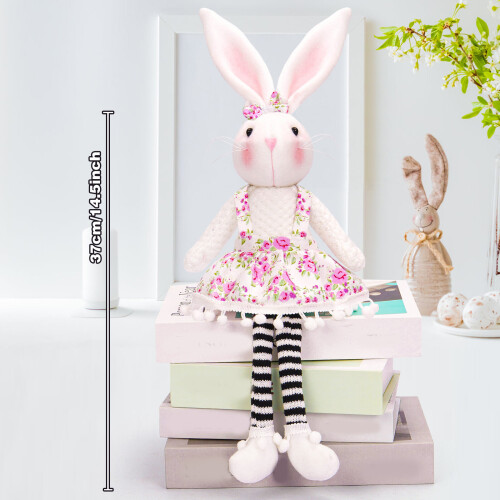 Easter Plush Bunnies Rabbit Doll Stuffed Animal Lovely Easter 2