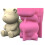 Durable Silicone Mold Bear Backpack Pen Holder Mould Epoxy Resin 5