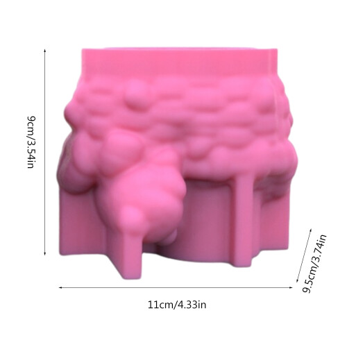 Silicone Mold Succulent Planter Molds Pen Holder Mould Storage 2