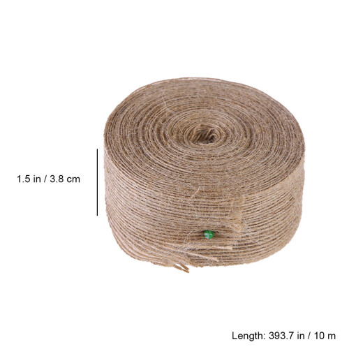 2Stk. 10 3,8 Cm Jute Hanfseil Webbing 1