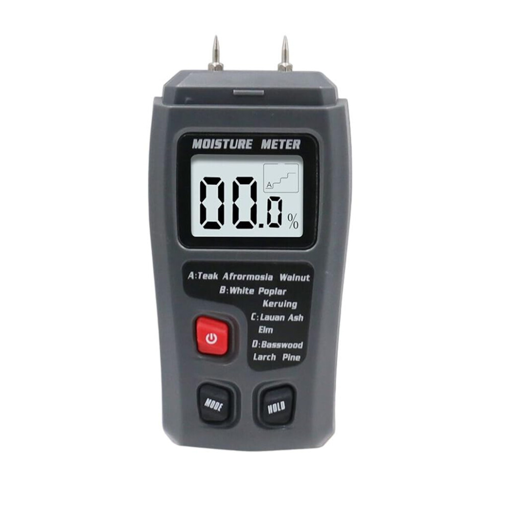 Wood Moisture Meter Portable Hygrometer For Logs And Timber Auto Power Off Humidity Tester 9393856274109