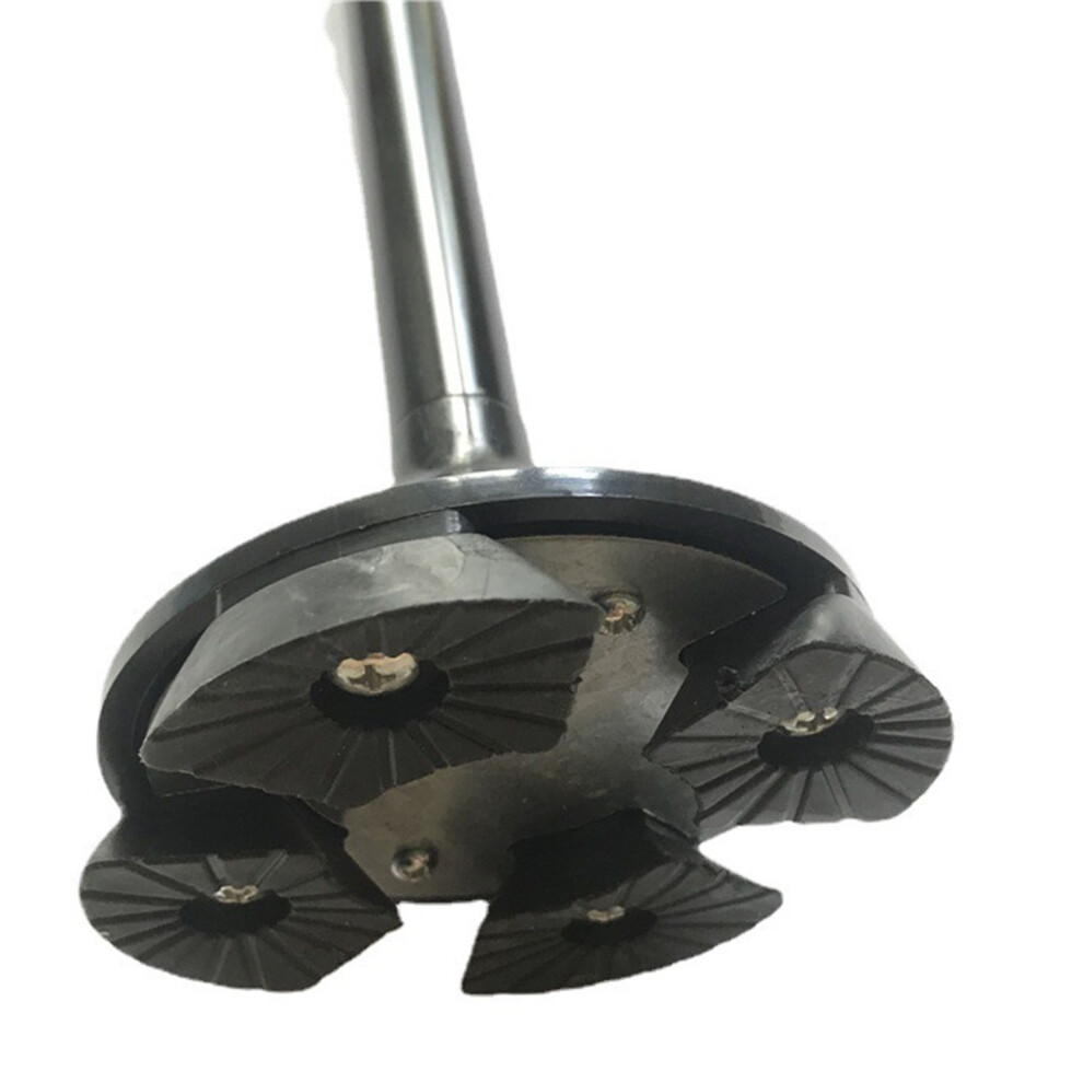 Black Aluminium Alloy Led Shock Absorption Quad Foot Walking Cane, 82-94Cm,