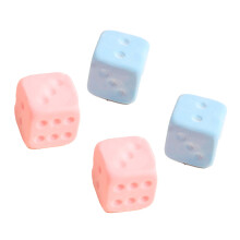6PC Cute Cubic Eraser Colorful Dices Eraser Easy Erasing Cartoon