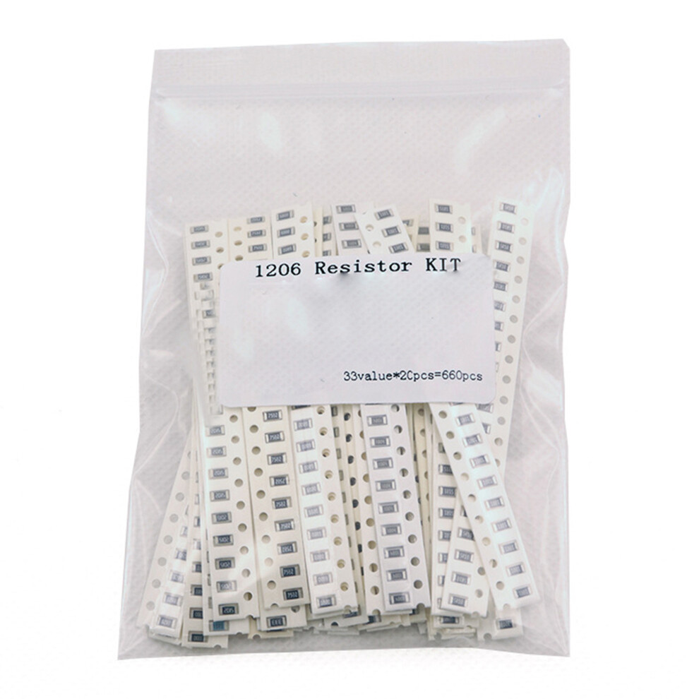 Assorted Set Of 660Pcs Chip Resistor Varieties Diverse Selection 7751000223007