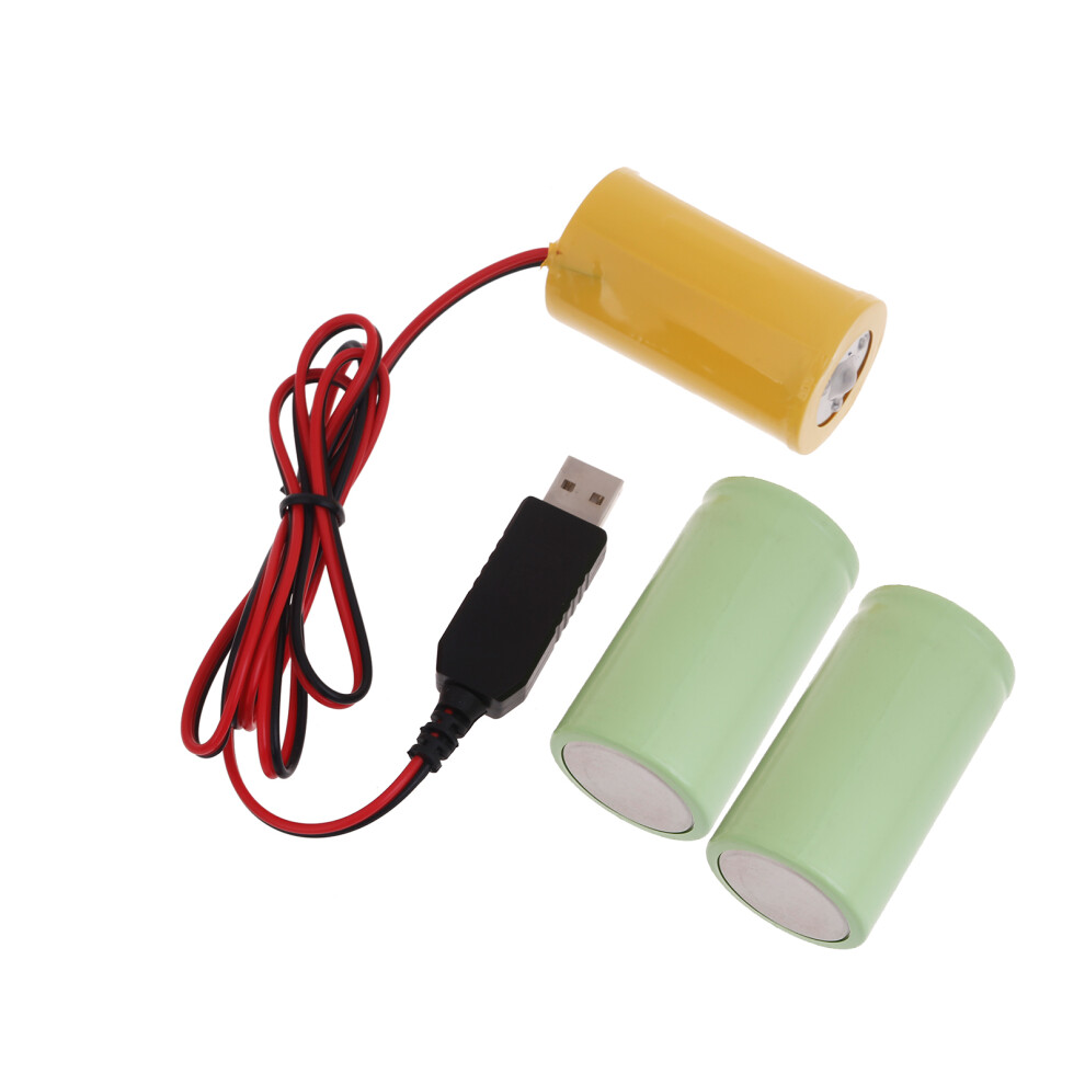 Usb To 4.5V Lr20 D Battery Eliminators Power Solution For Indoor 7751000223137