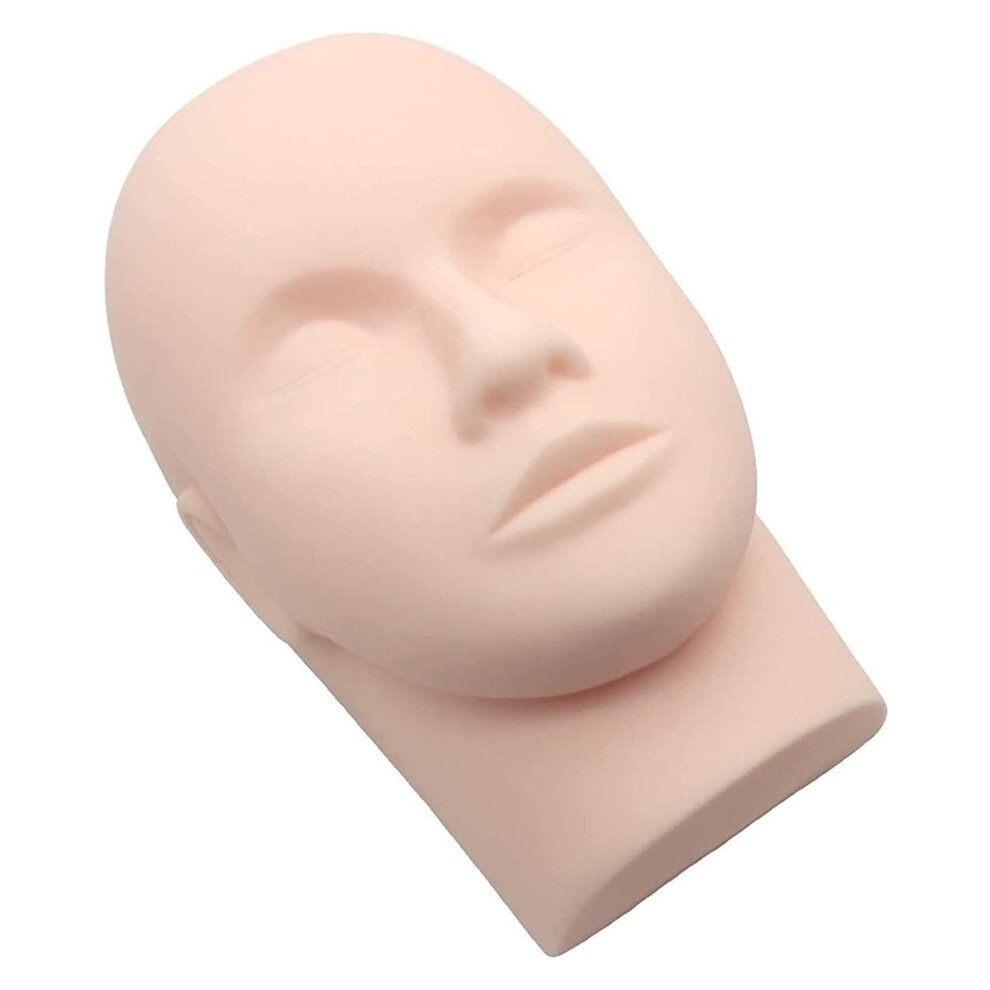 Human Model Anatomy Silicone Injection Training Mannequin Head For Eyelash Grafting Practice Facial Model For Students