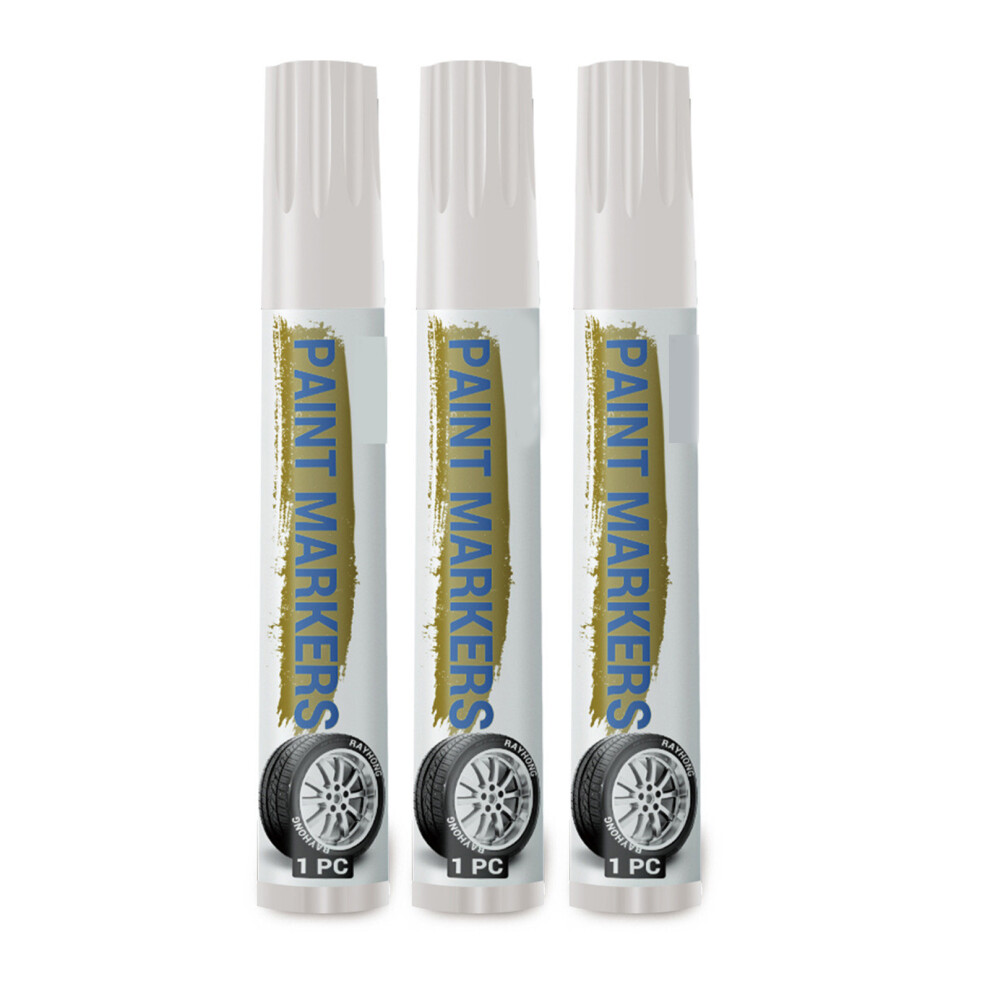 3Pieces White Waterproof Paint Marker White Paint Pens Paint Pen-image-OPC-PM2B6NF-NEW