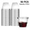50 Pack - 9 Oz Plastic Cocktail Glass 1