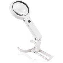 5 X 11 X Handheld Magnifying Glass with 8 Led Lights, Reading Magnifier Table Magnifying Glass with Foldable Stand, for Reading, Inspection Soldering
