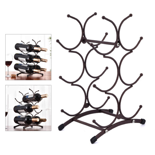 Modern Wine Countertops Display Rack Wine Holder for Kitchen Bar 1