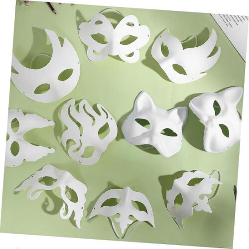 carnival mask prop unique masquerade mask child apparel pulp 20pcs 1