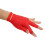 3-Finger Billard-Queue-Handschuh Rot, 14 g, Durchschnittsgröße 5