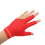 3-Finger Billard-Queue-Handschuh Rot, 14 g, Durchschnittsgröße 6