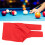3-Finger Billard-Queue-Handschuh Rot, 14 g, Durchschnittsgröße 15