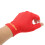 3-Finger Billard-Queue-Handschuh Rot, 14 g, Durchschnittsgröße 9
