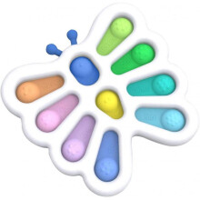 Simple Sensory Fidget Toy,silicone Flipping Butterfly Board Stress Relief Early Educational Toy Hand Toy for Kids Adults