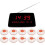 (US Plug) Waterproof Call Buttons, Wireless Calling System Waterproof 110240v Durable Abs Stable For Hotel (uk Plug) 1