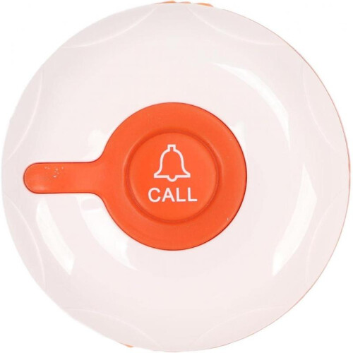 (AU Plug) Waterproof Call Buttons, Wireless Calling System Waterproof 110240v Durable Abs Stable For Hotel (uk Plug) 2