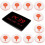 (US Plug) Waterproof Call Buttons, Wireless Calling System Waterproof 110240v Durable Abs Stable For Hotel (uk Plug) 4
