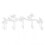 (White) Rustic Tree Branch Shape Hooks Clothing Towel Hanger Storage Rack For Home Kitchen Bedroom 1