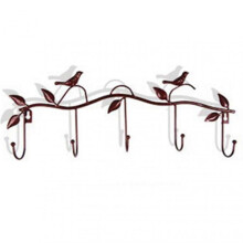 (Bronze) Rustic Tree Branch Shape Hooks Clothing Towel Hanger Storage Rack For Home Kitchen Bedroom