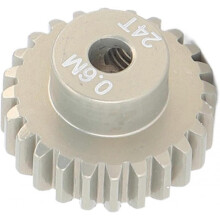 (24T) Pinion Gear, High Strength 0.6 Module Pinion Gear Long-lasting Operation 1/8 1/10 RC (26T)