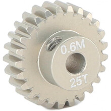 (25T) Pinion Gear, High Strength 0.6 Module Pinion Gear Long-lasting Operation 1/8 1/10 RC (26T)