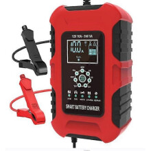 (12v, AU Plug) 12V 24V 10A Automatic Smart Battery Charger, LiFePO4 Fast Battery Charger, Car Battery Charger for GEL WET AGM Battery