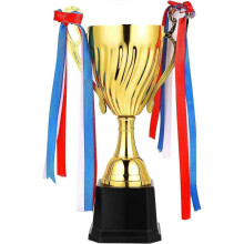 Gold Award Winner Awards Cup Game Trophy Athletics Prize Cup Metal Trophy Tournament Honor Trophy for Small Awards, Winners for Kids and Adults
