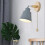 (Gray) Wall Lights with Pull Cord Switch E27 Pull Switch Bedroom 2