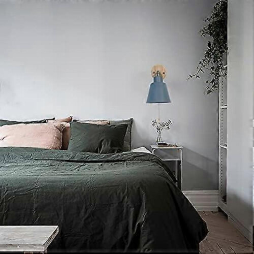 (Gray) Wall Lights with Pull Cord Switch E27 Pull Switch Bedroom 2