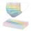 80pcs Disposable Gradient Face Mask 4ply Earloop Protective Breathable Face Mask 4