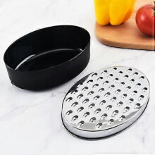 Cheese Grater Stainless Steel Blade Fruit Lemon Grater with Container