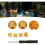 Gamepad Metal Buttons Aluminum Alloy Diy Replacement Game Controller Button Parts for Switch Pro Game Controller Electronics Screwdriver Gold 4
