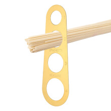 Générique Stainless Steel Pasta Tool Spaghetti Portion Ruler Noodle Measuring Pasta Portioner Gold