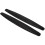 Bumper Protector, 2pcs Anti Scratch Stickers Car Front & Rear Bumper Protector Corner Guard(black) 1