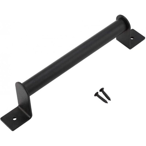Sliding Barn Door Pull Handle, Black Heavy Duty Carbon Steel Pull Handle for Sliding Barn Door Gate Garage