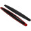 Bumper Protector, 2pcs Anti Scratch Stickers Car Front & Rear Bumper Protector Corner Guard(black) 2