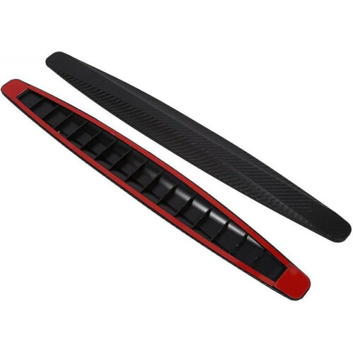 Bumper Protector, 2pcs Anti Scratch Stickers Car Front & Rear Bumper Protector Corner Guard(black) 1