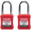 Heavy Duty Tag Lock 2-Piece Set With Unique Keys, Rustproof Isolation Locking For Equipment Care 3