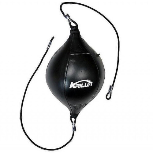 (black) Pear-shaped hanging elastic rope boxing ball boxing punching bag