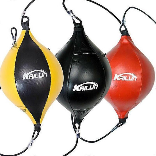 (red) Pear-shaped hanging elastic rope boxing ball boxing punching bag 1