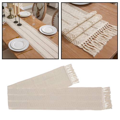 Macrames Table Runner Tablecloth for Wedding Party Coffee Dining 1