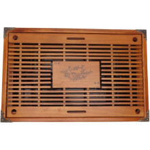 (Agilawood) Tea Serving Tray Non-fading Permutation Water Storage Space Tea Tray Drainage For Restaurant (type B)