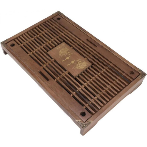 (Type B) Tea Serving Tray Non-fading Permutation Water Storage Space Tea Tray Drainage For Restaurant (type B)