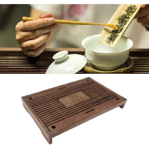 (Type B) Tea Serving Tray Non-fading Permutation Water Storage Space Tea Tray Drainage For Restaurant (type B) 2