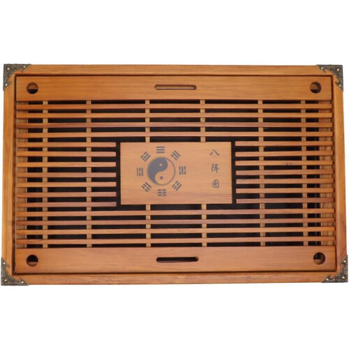 (Type D) Tea Serving Tray Non-fading Permutation Water Storage Space Tea Tray Drainage For Restaurant (type B) 2