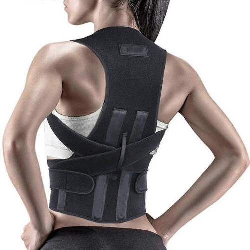 (S) Adjustable Posture Corrector Back Support Shoulder Back Brace Posture Correction