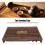 (Type a Light Black) Tea Serving Tray Non-fading Permutation Water Storage Space Tea Tray Drainage For Restaurant (type B) 2